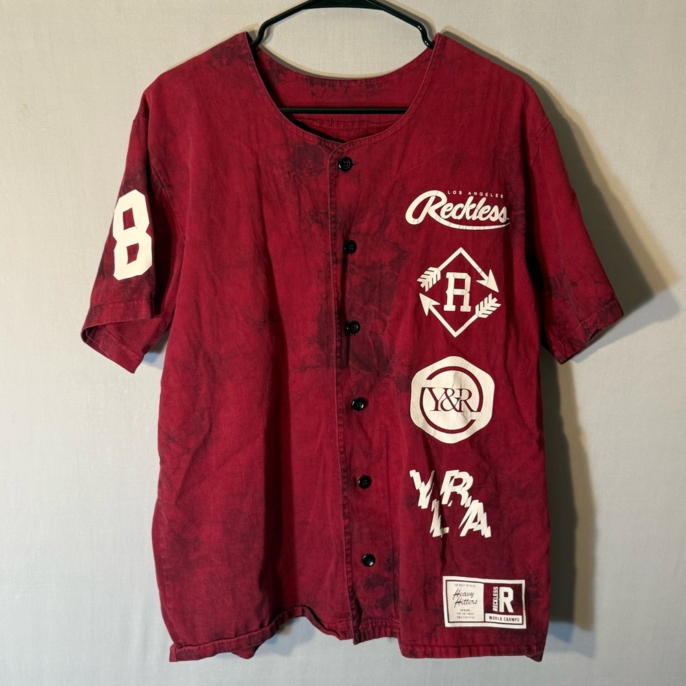 Young & Reckless Bold Red Cotton Tee